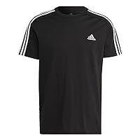 Men's Essentials Single Jersey 3-Stripes T-Shirt