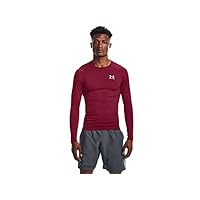 Under Armour HeatGear Armour Mens Long Sleeve 4XLT Cardinal-White