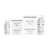 Skinuva® Next Generation Scar Cream (0.5 oz) + Skinuva® Brite Hyperpigmentation Treatment (1 oz) | Advanced Scar Removal + Skin Brightening Cream | Formulated with Highly Selective Growth Factors
