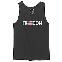 Freedom Grunt Proud American Flag Military Armour US USA Men's Tank Top