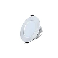 GeRRiT LED Ultra-Thin Recessed Lighting Downlight Retrofit Hidden Ceiling Light Fixtures 6000K White Light/3000k Warm Light CRI80 Round Flat Aluminum Panel Lamp AC110-240V not Adjustable Lighting Fitt