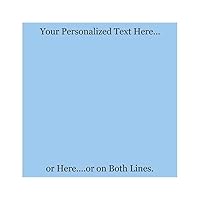 Personalized Sticky Notes (Baby Blue)