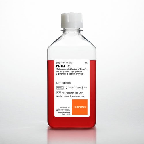 MEDIA - DMEM 4.5 g/L glucose- L-glutamine- and sodium pyr uvate - 6 x 1 L, CS
