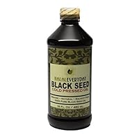 Pure Black Seed Oil - 16oz - 100% Pure and Cold Pressed Black Seed - NON-GMO and Vegan - Nigella Sativa -100% Hexane Free - Halal Certified - Special Food Grade Plastic Bottle