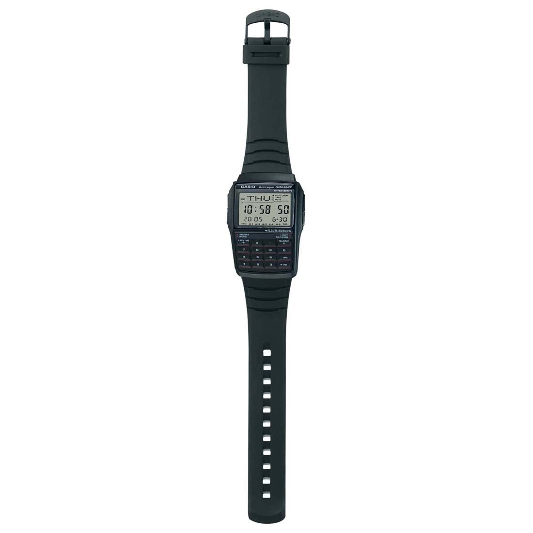 Casio Men's DBC32-1A Data Bank Black Digital Watch