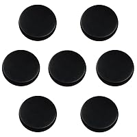 7 pcs Shungite Sticker for Cell Phone Case Tablet Laptop Computer - Round Dot Healing Energy Shungite Stones Protection Plate with Carbon Fullerenes (Polished, 40 mm / 1.57