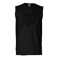 VICES AND VIRTUES Second Amendment American Rights Heart USA Men's Muscle Tank Sleeveles t Shirt
