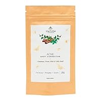 TNO Acne Spot Corrector Powder With Cinnamon, Neem, Mint & Basil For Acne, Pimples & Scars - 50 g (Kraft Paper Packing)