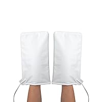 Premium Heated Mitts, Electric Thermal Moisturizing Hand Warmers for Spa Treatments, Dual Temperature Settings, 1-Pair
