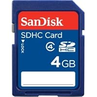 SDHC Memory Card, Class 4, 4GB