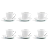 tt Shop ARC7740001 Set of 6 Coffee Cups 9CL by RENOVA BL QD, Stainless Steel