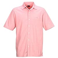 Collection Men's Button Front Heathered Polo Shirt