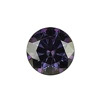 0.5-4ct Violet Purple Color Loose Moissanite Stones Round Brilliant Cut Moissanites Gemstone For Jewelry Making