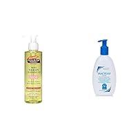 Cocoa Butter 6.5oz Cleansing Facial Oil & Vanicream 8oz Gentle Facial Cleanser for Sensitive Skin