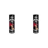 Turin Fireball Dark Chocolate Truffles, Dark Chocolates With Liquor Fireball Whisky Flavored Filling Non-Alcoholic, 7oz Tube Great forr Gifts and Treats, Black (Pack of 2)