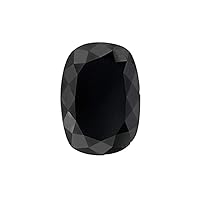 3.35 Cts of 10.15x7.16x4.73 mm AA Cushion (1 pc) Loose Treated Fancy Black Diamond (DIAMOND APPRAISAL INCLUDED)