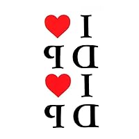 I Love Dp Waterproof Temporary Tattoos Stickers Sexy Products Henna Tatoo Men Flash Tattoo Kids Kit Tattoo Men