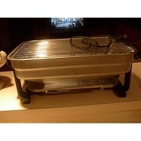Farberware Grill Electric Smokeless Indoor Full Size, Power Cord, Rack, Tray , No Motor