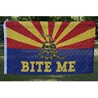State Flag: Arizona / Bite Me 3'x5' Super Poly Outside Flag / Banner
