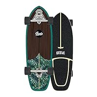 Carver Skateboard Surfskate Carving Pro (More Flexible Spring Structure Bridge) 78×24cm Maple Complete Skateboard, ABEC-11 Bearings, Carving, Pumpping, Various Actions, for Kids Teens & Adults