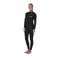 EcoStinger® Women Full Body Stinger Swimsuit Dive Skin UV Protection Swimwear UPF50+ Black