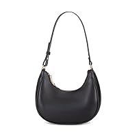 Crescent Shoulder Bags for Women Cute Hobo Tote Handbag Under the Arm Purses Mini Clutch Purse with Zipper Closure