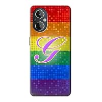 R2899 Rainbow LGBT Gay Pride Flag Case Cover for OnePlus Nord N20 5G