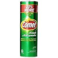 Comet Cleanser Spic and Span with Bleach 25.2 Oz Can 2 Pack