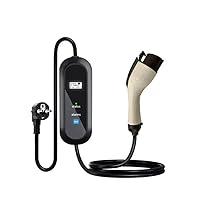 Universal Fast Portable EV Charger – Adjustable 8A/10A/13A/16A, 3.5KW, IP55, 3.5M Cable 3.5KW Schuko TYPE1