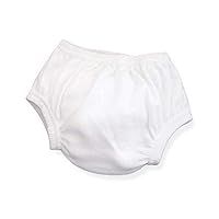 100% Cotton White Diaper Cover for Boy or Girl (0-3 Months)