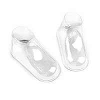 Baby Socks modelClear Plastic Baby Foot Model Shoes Display Showcase Toddler Shoe Supports Shaper Stand Holder for Kid Booties Shoes 10Pairs