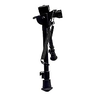 Harris Engineering Notch Picatinny Sporting BiPod with Hinged Base, 6-9 in, Black, S-BRMP