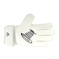 Jerzy Dudek Signed Goalkeeper Glove - Adidas, White/Black Autograph - Autographed Soccer Equipment