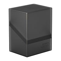 Ultimate Guard Boulder 80+, Deck Case for 80 Double-Sleeved TCG Cards, Onyx, Secure & Durable Storage for Trading Card Games, Soft-Touch Finish