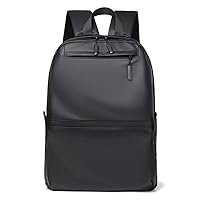 causal business laptop backpacks accept custom logo waterproof durable daily business backpack, Black, L