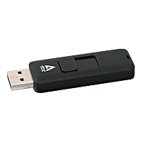 V7 2GB USB 2.0 Flash Drive with Retractable USB Connector - VF22GAR-3N, Black