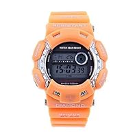 Men's KM-6 Orange Digital Diamond Watch