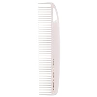 Cricket Ultra Smooth Coconut Dressing Comb for Hair Cutting and Styling, Anti-Frizz Hair Comb with Coconut Oil and Keratin Protein Infused Plastic for All Hair Types White