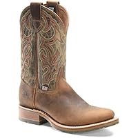 Double-H Boots - Mens - Mens 11 Inch Domestic U Toe Roper Brown