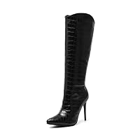 Ladies Super high Heel Boots Sexy Stiletto high Heel Boots Winter Shoes Women Shoes Women Boots Soft Leather