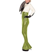 Mermaid PVC Skirt Sissy Hobble Skirts High Waist Latex Leather Tight Maxi Bodycon Skirt Club Party Wear Gothic Pencil Skirt