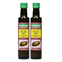 Seitenbacher Organic Oil, Cold Pressed Flax Oil, 8.4 Oz (Pack Of 2)