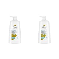Dove Ultra Care Conditioner Coconut & Hydration for Dry Hair Conditioner with Coconut Oil, Jojoba Oil & Sweet Almond Oil 25.4 oz (Pack of 2)