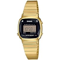 Casio LA670WGAD-1 Chippukashi Digital Wristwatch, Bracelet Type