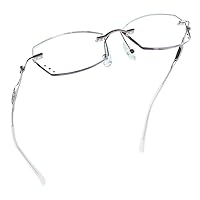 Fashion Rimless Reading Glasses Blue Light Blocking Spectacle Readers for Women