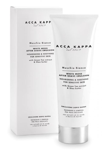 Acca Kappa White Moss After Shave Emulsion 4.5 Fl.Oz. from Italy