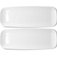 Blue Sky Organic White Tray Rectangle (2-Pack) - 17.5