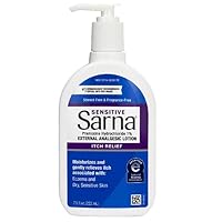 Sarna Bundle: Sensitive Steroid-Free Fragrance-Free Anti-Itch Lotion for Dry Irritated Skin 7.5 Fl Oz with Eczema Relief Moisturizing Maximum Strength Hydrocortisone Whipped Foam 1.7 Fl Oz (2 Items)