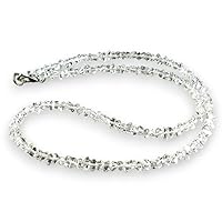 Herkimer Diamond Quartz Necklace Beads From New York - 17