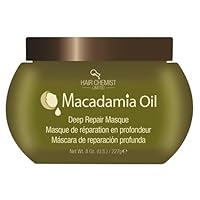 Hair Chemist Macadamia Oil Deep Repair Masque 8 ounce (2-Pack)